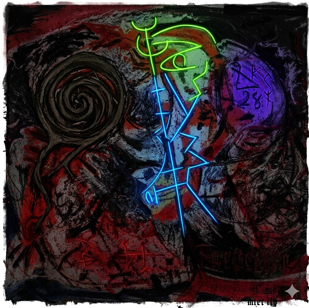 Secret Realm Dark Art - Abstract Ritual
