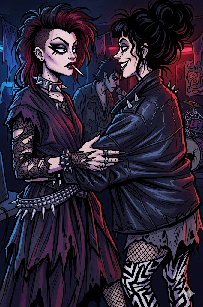 Secret Realm Dark Art - Goth Club
