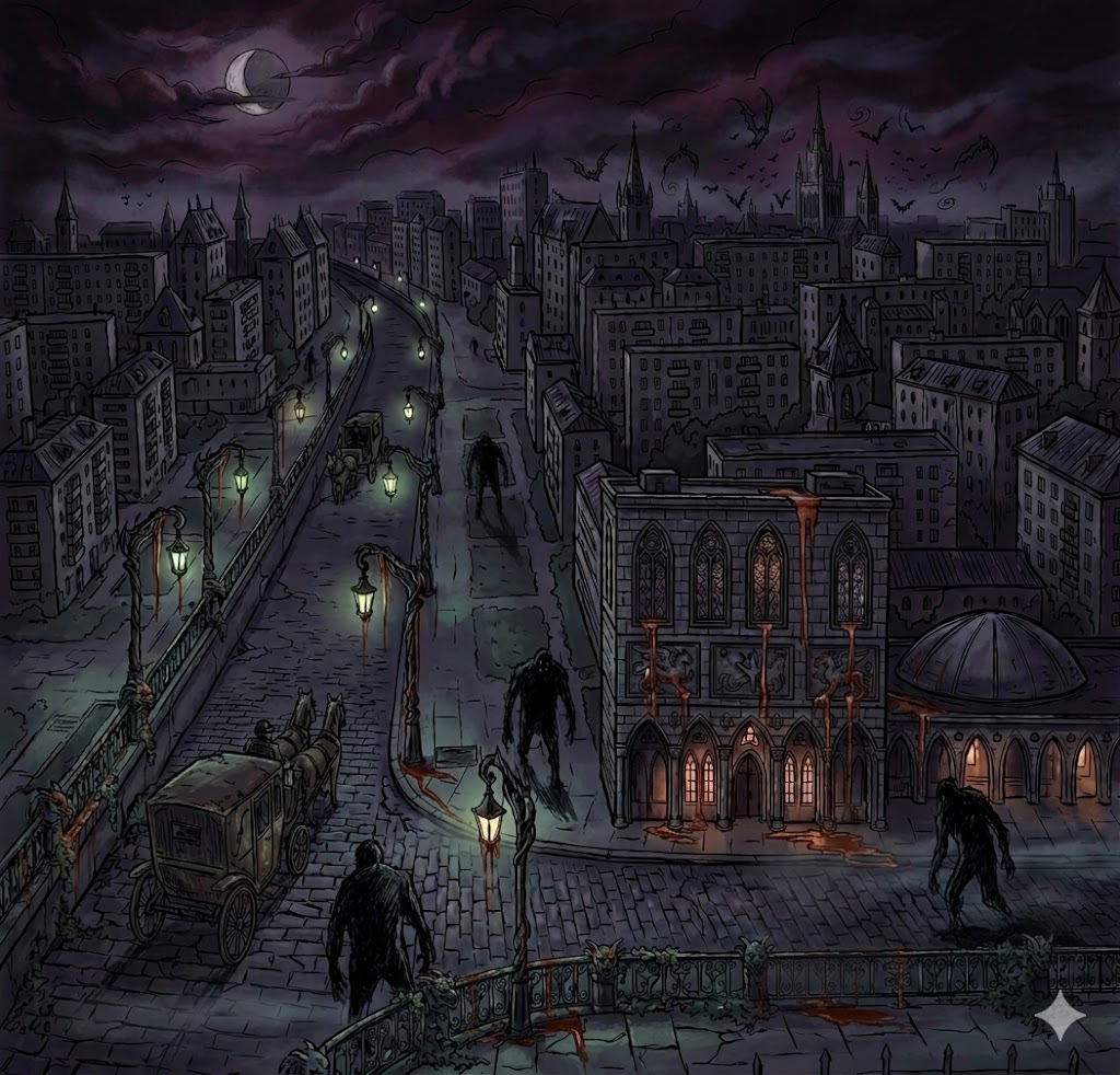 Gothic Horror City - Secret Realm Dark Art
