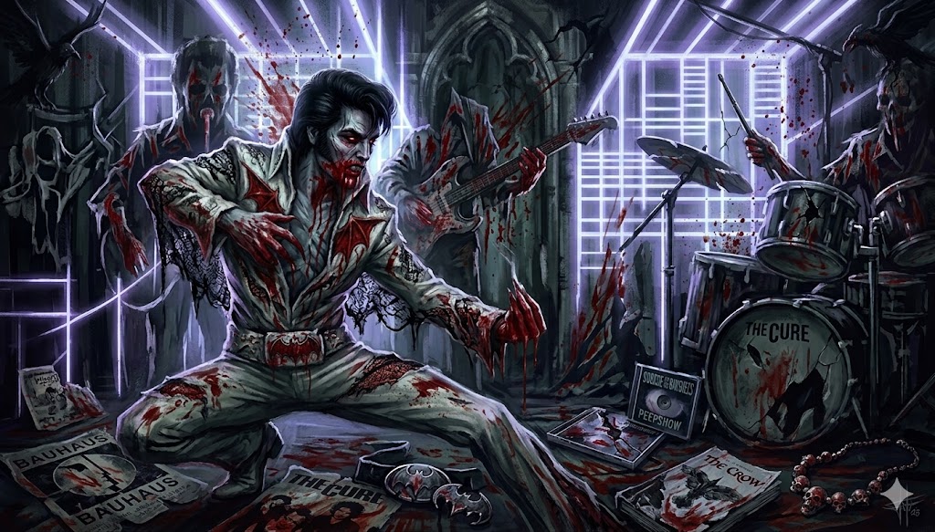 Zombie Elvis Goth Records - Secret Realm Dark Art